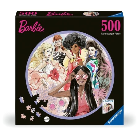 Ravensburger - Puzzle cerc Barbie 500 piese Ravensburger - 1